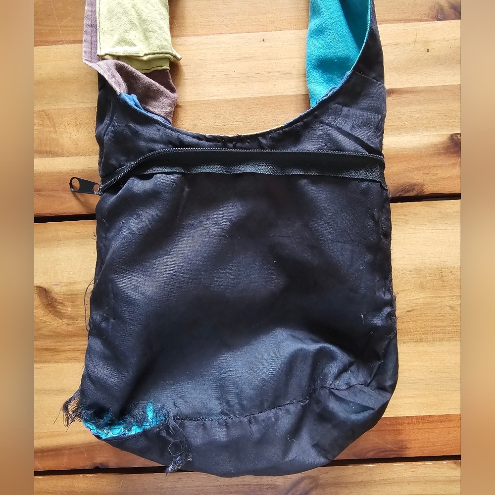 India Boutique Bohemian Crossbody Bag | Made in Nepal - Picture 11 of 16